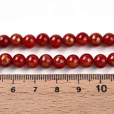 Natural Mashan Jade Beads Strands G-A255-A01-02A-1
