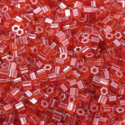 Transparent Colours Luster Glass Seed Beads SEED-S042-20B-02-1