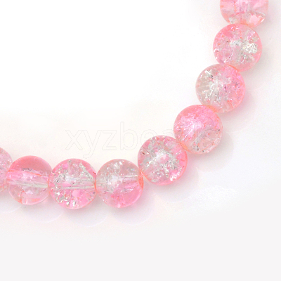 Baking Paint Crackle Glass Beads Strands X-CCG-S001-6mm-02-1
