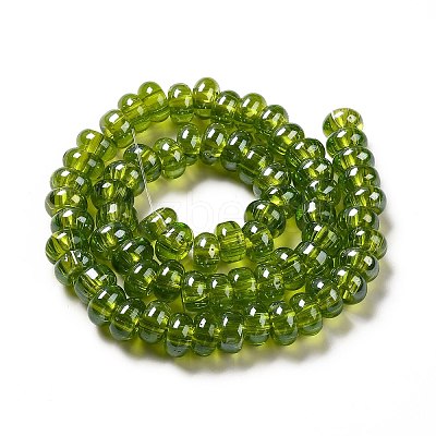 Transparent Glass Beads Strands LAMP-G156-20N-1