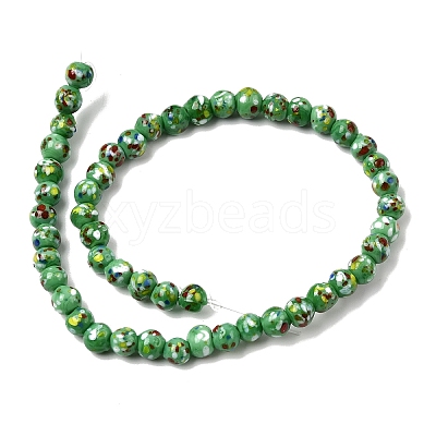 Handmade Lampwork Beads Strands LAMP-H071-01A-09-1