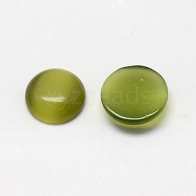 Cat Eye Cabochons CE-J002-4mm-34-1