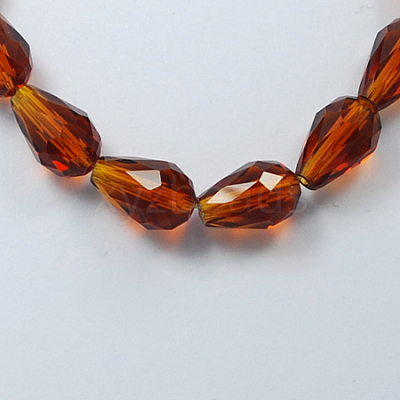 Glass Beads Strands GLAA-R024-11x8mm-5-1