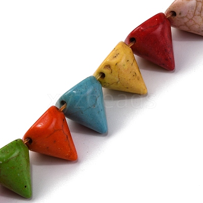 Synthetic Turquoise Beads Strands G-C147-15B-1