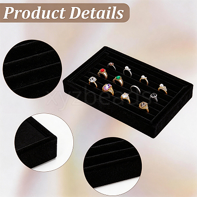 Velvet Ring Organizer Display Trays ODIS-SP0002-20A-1