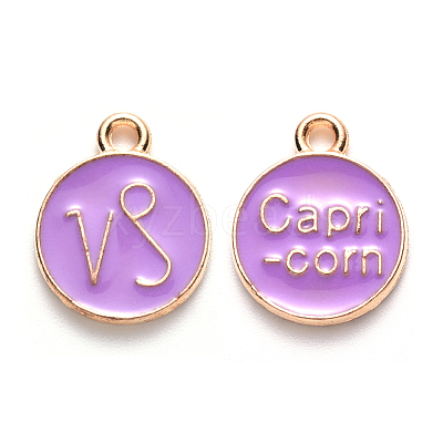 Alloy Enamel Pendants X-ENAM-S124-01A-01E-1
