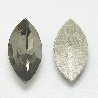 Pointed Back Glass Rhinestone Cabochons RGLA-T083-5x10mm-03-1