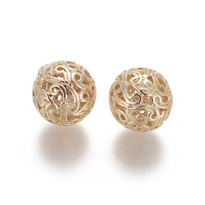 Brass Beads KK-I644-40G-1