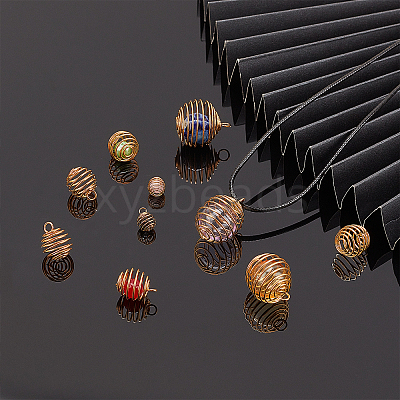 DIY Wire Pendants Necklaces Kits DIY-PH0003-04-1