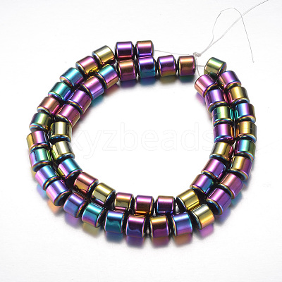 Electroplate Magnetic Synthetic Hematite Bead Strands G-A164-11D-01-1