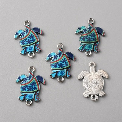 Zinc Alloy Enamel Connector Charms LS-FIND-WH0136-19J-1