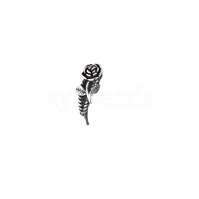 Alloy Rose Finger Rings WG6B24B-04-1