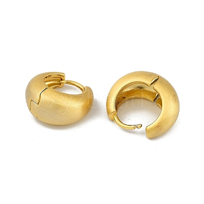 Brass Hoop Earrings EJEW-Q391-23G-1