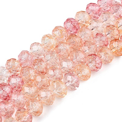 Transparent Glass Beads Strands GLAA-T023-10mm-A06-1