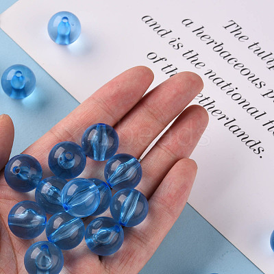 Transparent Acrylic Beads MACR-S370-A16mm-758-1