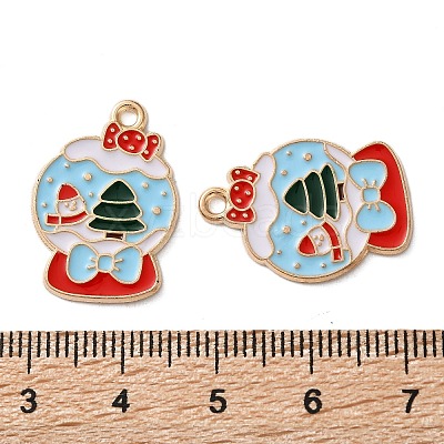 Alloy Enamel Pendants X-ENAM-I061-01KCG-03-1