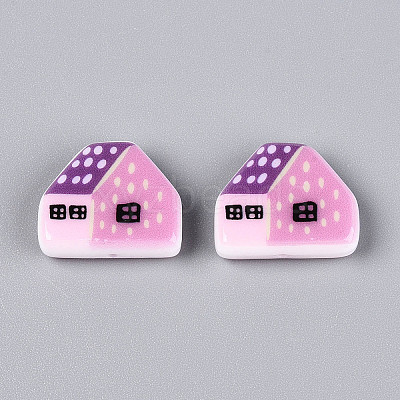 Printed Opaque Resin Beads RESI-N043-09B-01-1