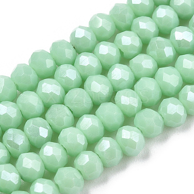 Electroplate Glass Beads Strands LS-EGLA-A034-P3mm-A20-1