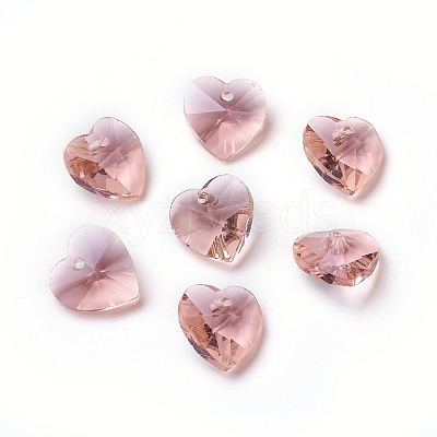 Romantic Valentines Ideas Glass Charms LS-G030V14mm-34-1