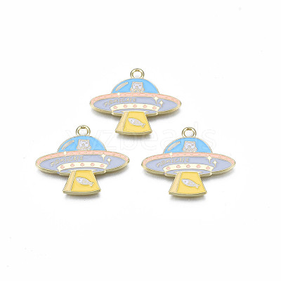 Alloy Enamel Pendants X-ENAM-S115-186-1