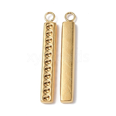 Ion Plating(IP) 304 Stainless Steel Pendant Cabochon Settings STAS-C066-15G-1