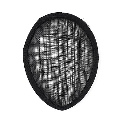Linen Teardrop Fascinator Hat Base for Millinery AJEW-WH0283-54C-1