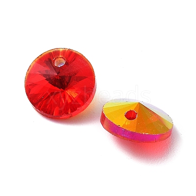 Electroplate Transparent Glass Beads EGLA-Z002-AB06-1