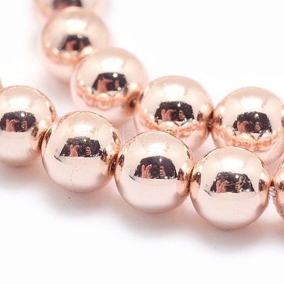 Electroplate Non-magnetic Synthetic Hematite Beads Strands G-L485-01D-LRG-1