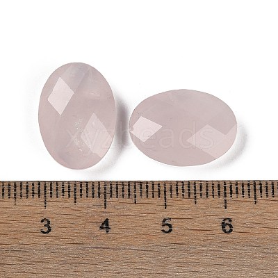 Natural Rose Quartz Cabochons G-O175-15A-01-1