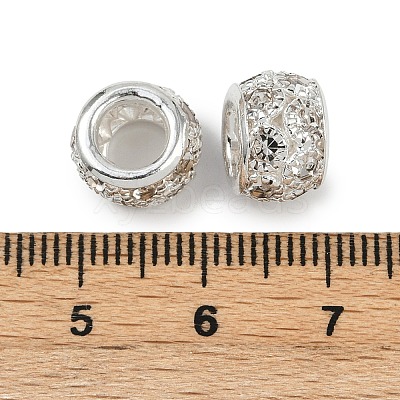 Brass Rhinestone Beads KK-U071-01S-1