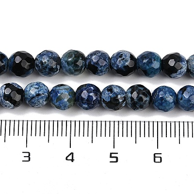 Natural Fire Crackle Agate Beads Strands G-C082-A01-31-1