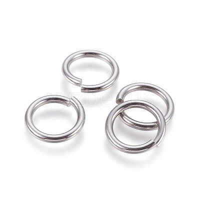 Tarnish Resistant 304 Stainless Steel Saw Cut Open Jump Rings STAS-P212-25P-05-1