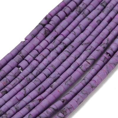 Dyed Synthetic Turquoise Beads Strands G-P594-01A-03-1
