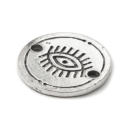 Tibetan Style Alloy Connector Charms PALLOY-D017-03B-AS-1