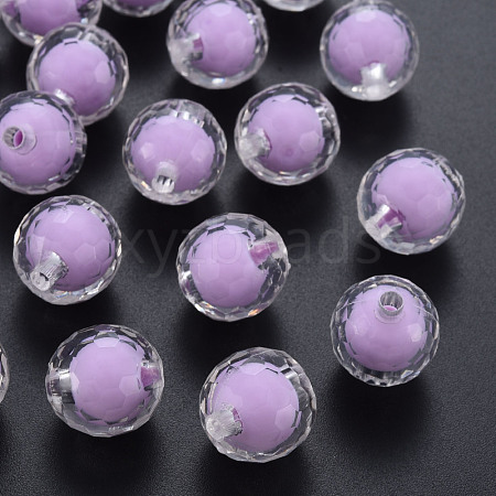 Transparent Acrylic Beads TACR-S152-14A-A03-1