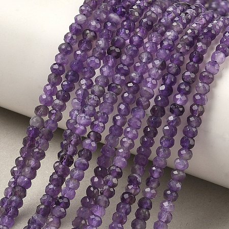 Natural Amethyst Bead Strands G-P279-74-4mm-01-1