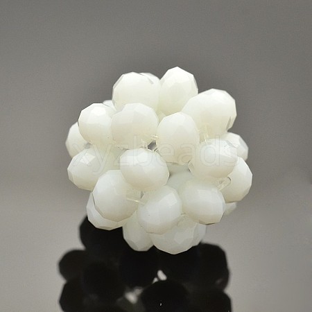 Imitation Jade Glass Round Woven Beads GLAA-A034-4mm-B16-1