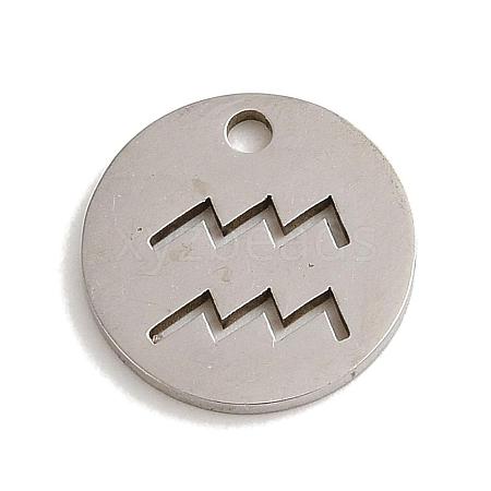 Non-Tarnish 201 Stainless Steel Charms STAS-E217-10P-07-1