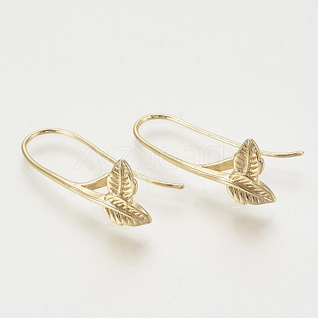 Brass Earring Hooks LS-KK-T027-115G-1