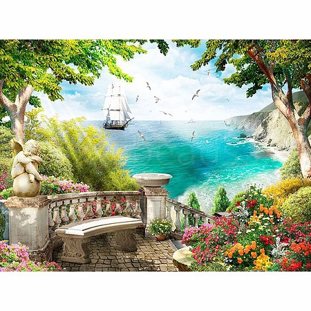 DIY Scenery 5D Full Drill Diamond Painting Kits DIAM-PW0001-245-25-1