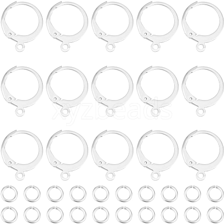 Beebeecraft 20Pcs 304 Stainless Steel Leverback Earring Findings DIY-BBC0001-83-1