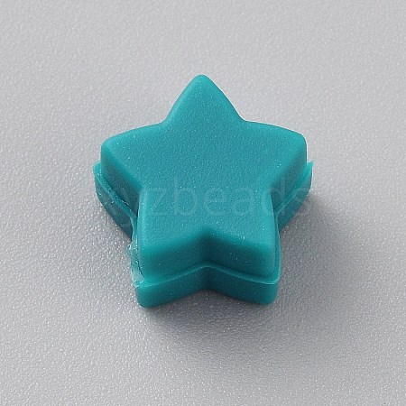 Star Silicone Focal Beads SIL-TAC0008-08N-1