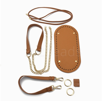 Imitation Leather DIY Purse Knitting Making Kit DIY-WH0304-313-1