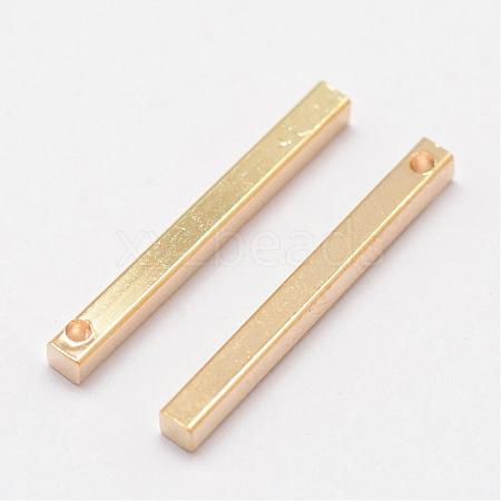 Rack Plating Brass Pendants KK-K125-01-G-1