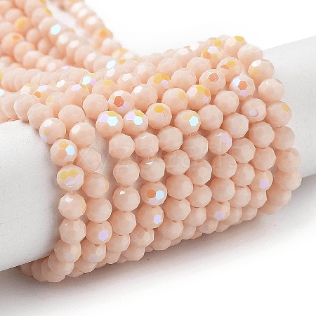 Opaque Glass Beads Strands EGLA-A035-P4mm-L05-1