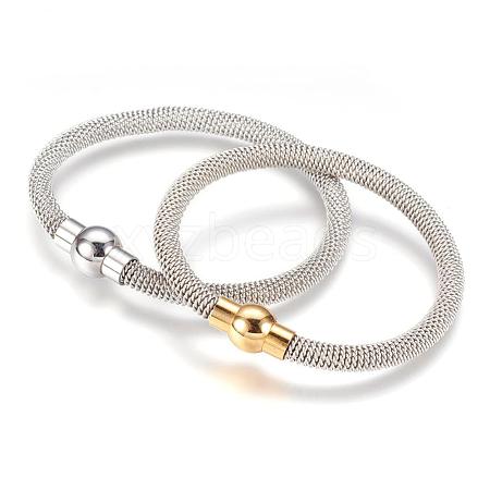 304 Stainless Steel Bracelets BJEW-F274-02-1