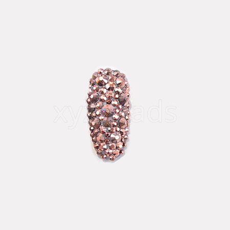 Glass Rhinestone Flat Back Cabochons RGLA-S002-04SS-41-1