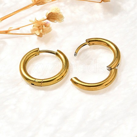 304 Stainless Steel Hoop Earrings for Women EJEW-M068-15J-G-1