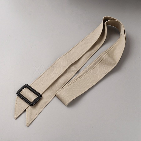 Tie a Knot Polyester Waist Belt with Plastic Buckle AJEW-WH20002-10A-1