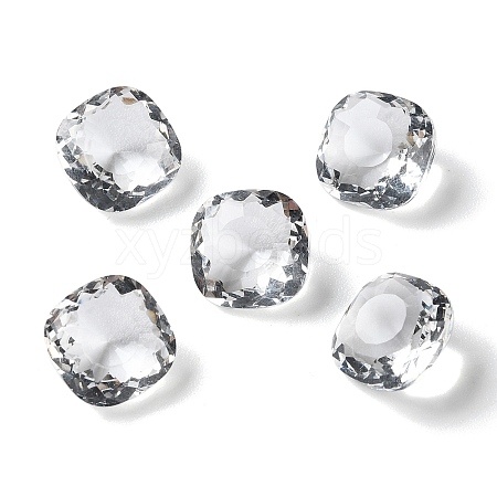 Transparent Glass Rhinestone Cabochons RGLA-B003-09A-10-1